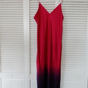 Cami NYC Spaghetti Strap Ombre Dress in Pink and Purple